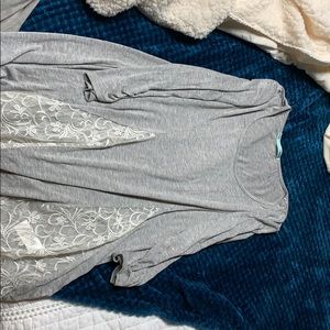Gray long sleeve